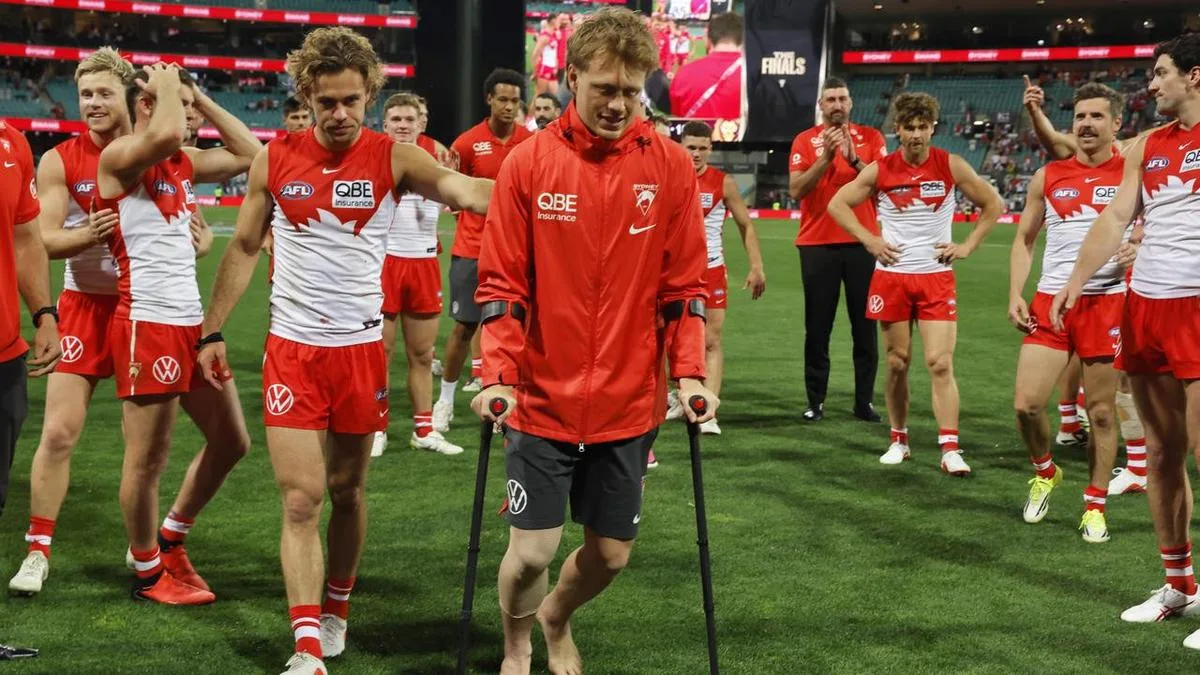 Former Swans skipper Dane Rampe parachuted in to replace injured captain Callum Mills