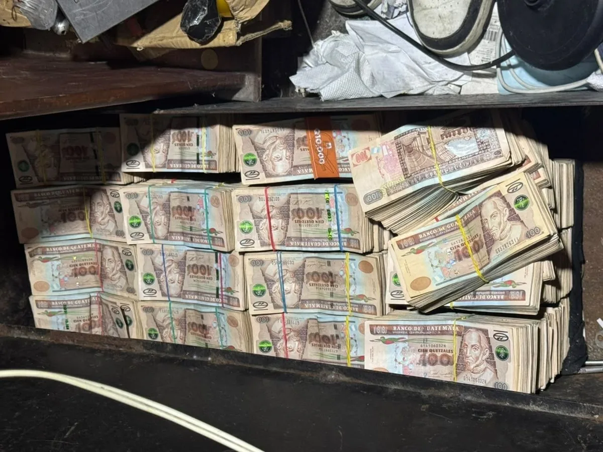 Decomisaron casi USD 260 mil en efectivo que pertenecerían a la Mara Salvatrucha en Guatemala