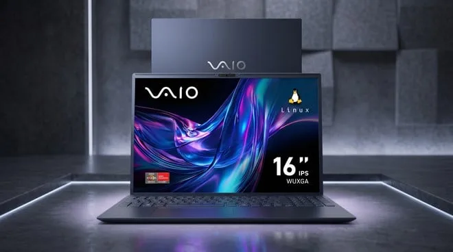Com AMD Ryzen 7! Notebook VAIO FE16 com tela IPS entra em oferta incrível em 12x