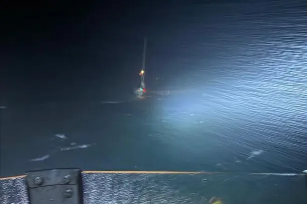 Seven-hour RNLI sea drama as six people rescued from yacht in gale-force winds