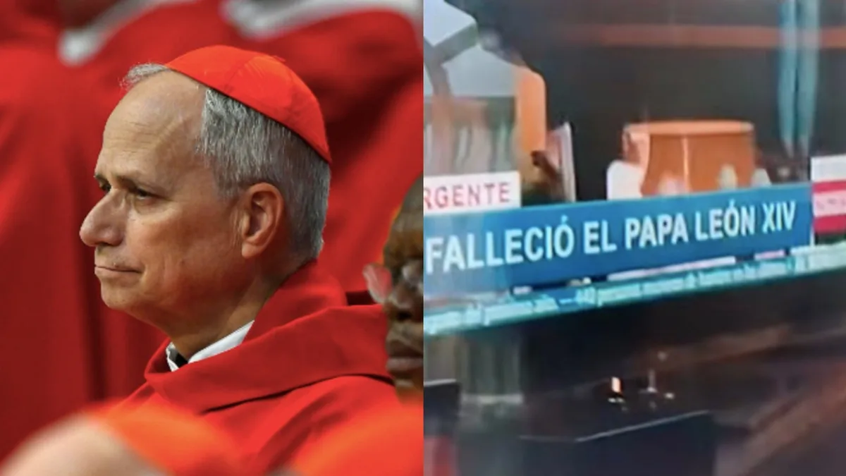 Así es la escena de una película de terror mexicana donde se anuncia “la muerte del papa León XIV”