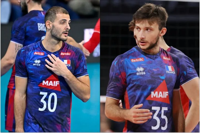 François Huetz et Simon Magnin, les deux compères qui ont pris leurs aises au centre chez les Bleus