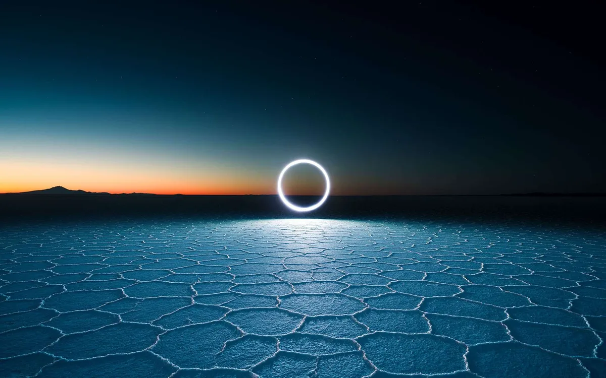 Regardez ces cercles de lumière dans le ciel : non, ce n’est pas un phénomène naturel
