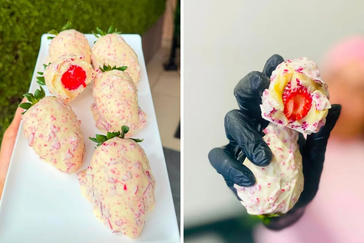 Morango cravejado vira tendência nas redes e aposta de confeiteiros no interior de SP: 'Tem fila de espera'