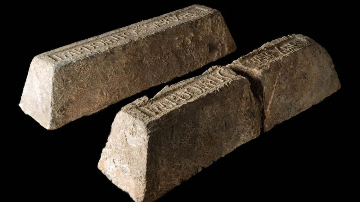 Metal detectorists find 2,000-year-old Roman lead blocks linked to Domitian era