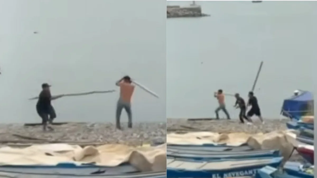 A palazos, pedradas y hasta objetos punzocortantes: así fue la pelea entre pescadores y paseadores en La Punta