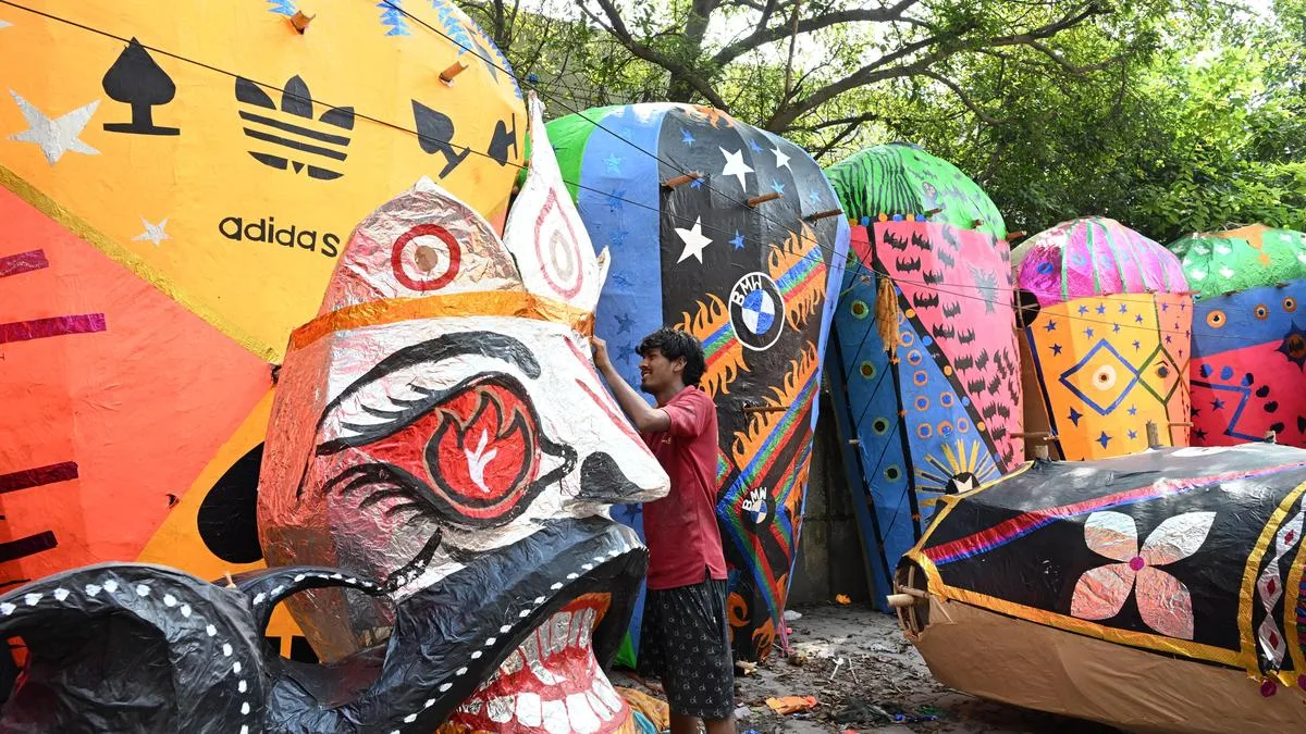 In Delhi’s Titarpur, Ravana mirrors the politics of the day