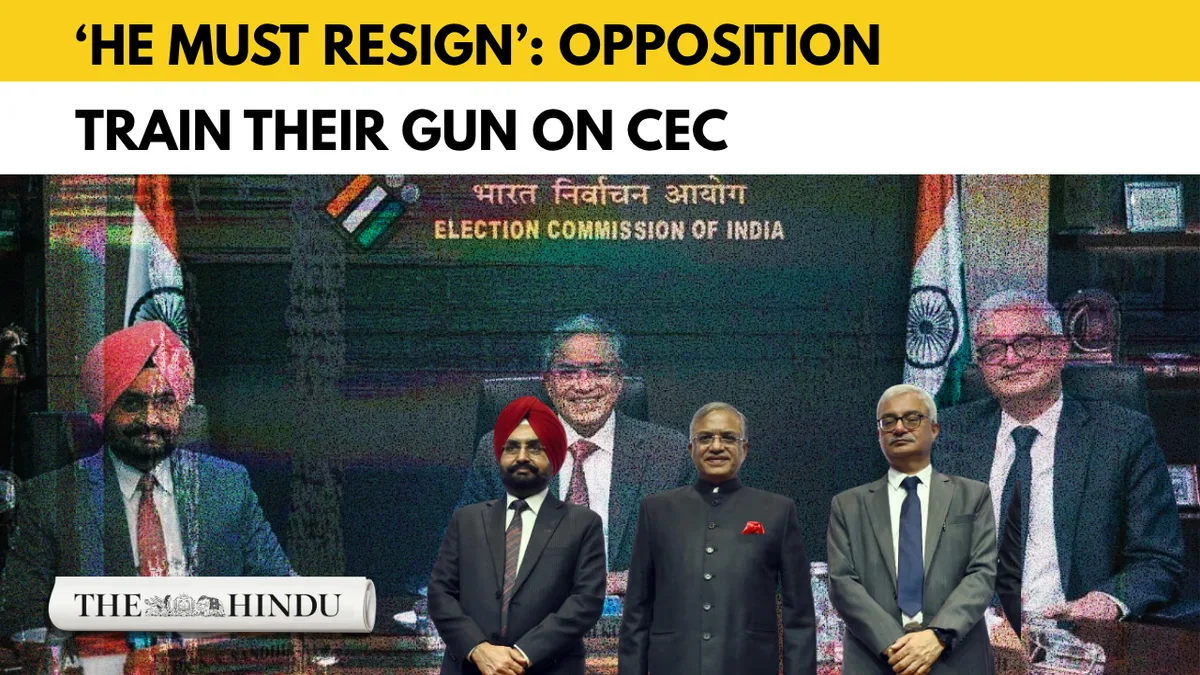 Opposition demands CEC Gyanesh Kumar’s removal after internal differences over SIR
