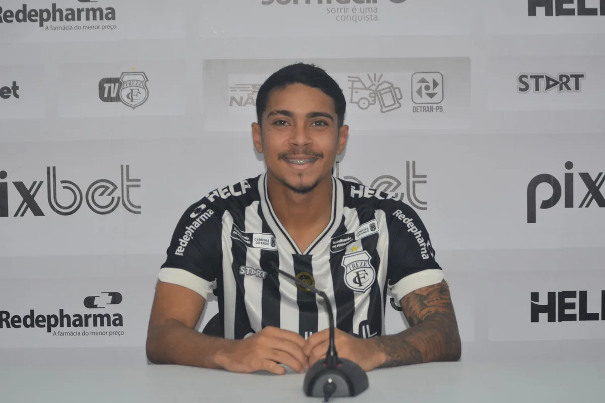 Campinense contrata o meia-atacante Gustavo Aguiar, ex-Treze e campeão da Série D 2021