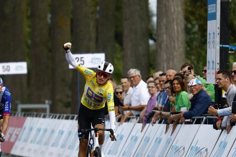Mathias Vacek double la mise sur le ZLM Tour et conforte son maillot jaune