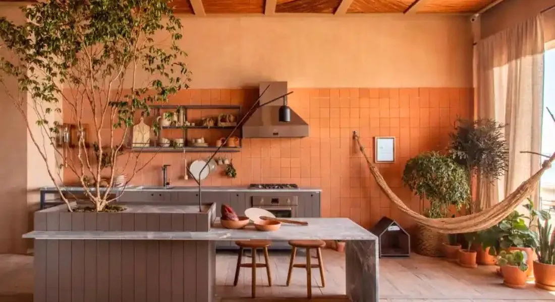 Tons terrosos seguem em alta nos projetos de interiores