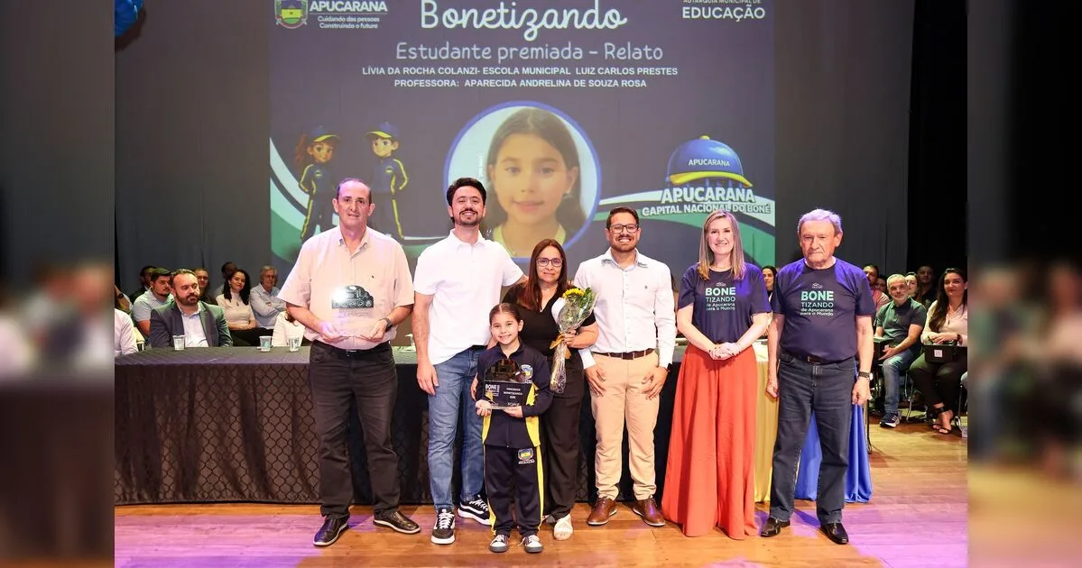 Apucarana celebra encerramento do projeto 'Bonetizando' com premiação de estudantes