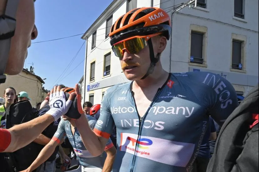 Deuxième de la 3e étape, Dorian Godon (Netcompany Ineos) encore piégé par une échappée sur le Tour des Abruzzes