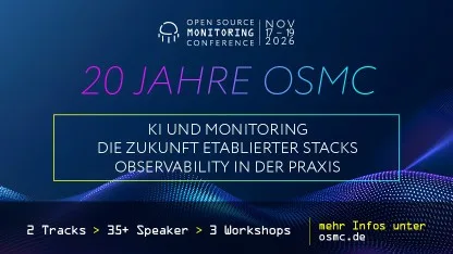Anzeige: 20 Jahre OSMC - Monitoring-Wissen direkt aus der Praxis