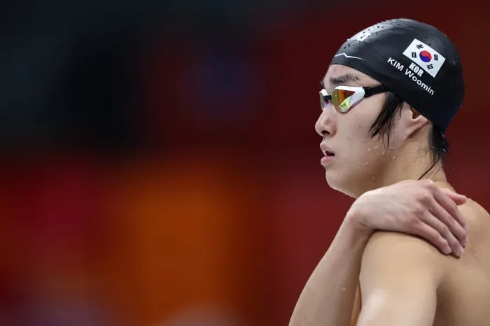 '어깨부상 투혼' 김우민 1500m 8위 '충격'...막내 김준우 5위 선전-中 괴력의 장잔숴 金 2관왕[아이치-나고야아시안게임]
