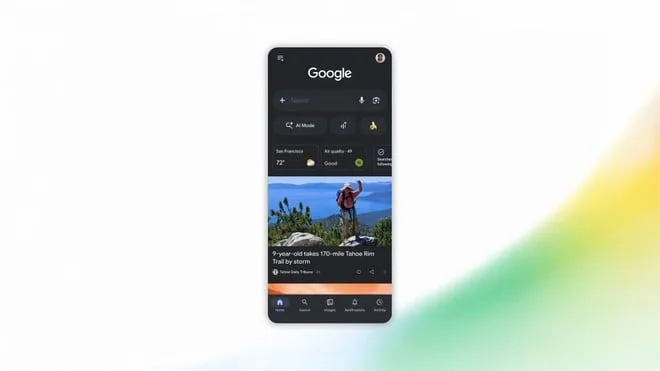 Google libera personalização do Discover por chat e ajusta resumos de áudio do News