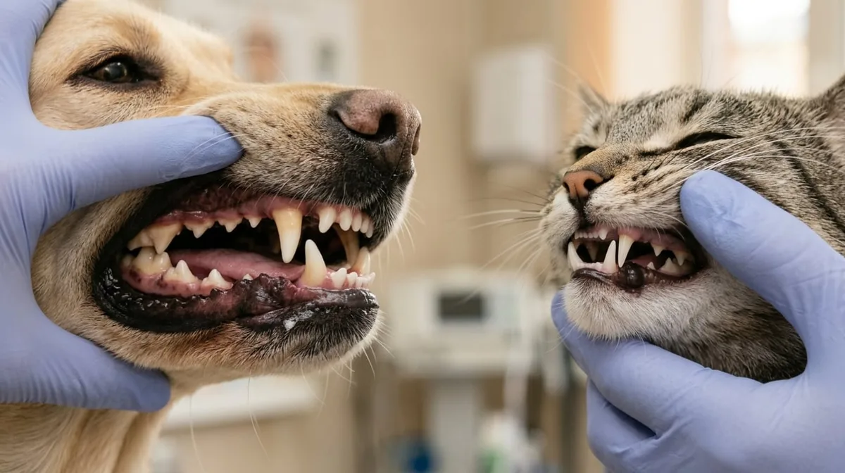 Los veterinarios coinciden: “La mayoría de los perros y gatos presentan algún grado de enfermedad periodontal”