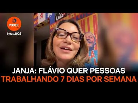 Campanha de Flávio aciona TSE contra Janja por vídeo nas redes