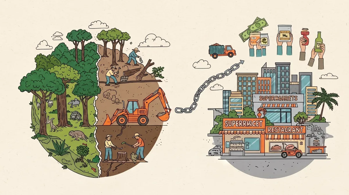 La deforestación empieza en el plato: el impacto de los alimentos que consumimos