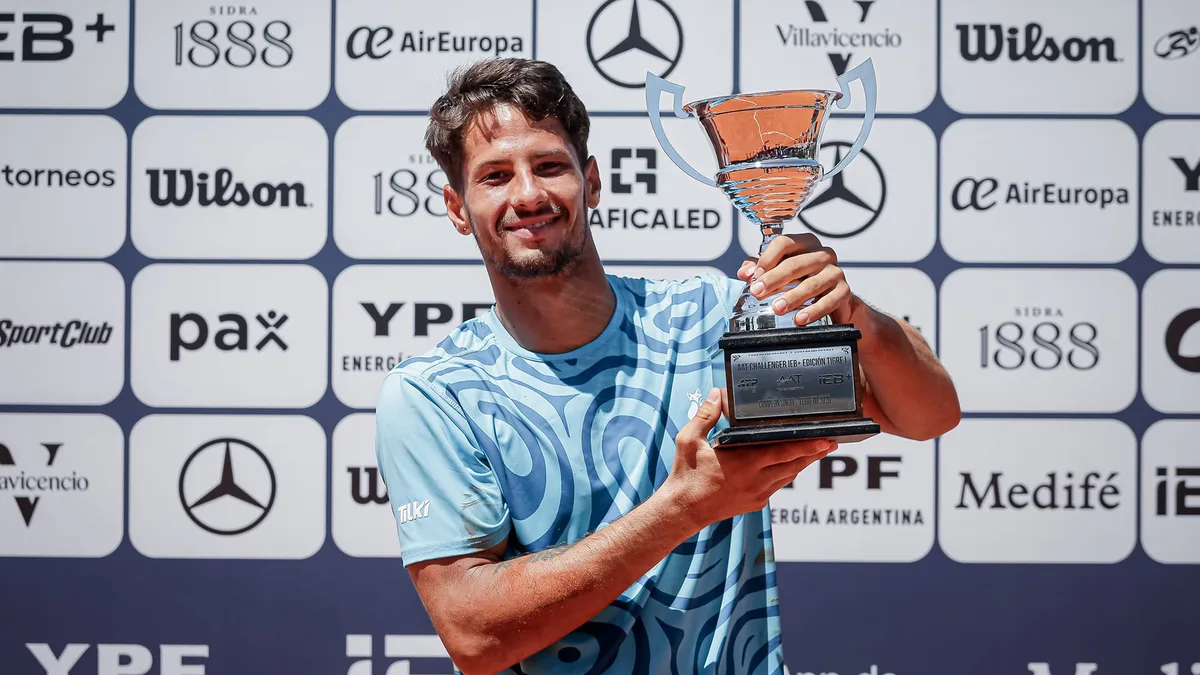 De sufrir ataques de pánico y dejar el tenis a ser campeón en Tigre: el renacer de Guido Justo