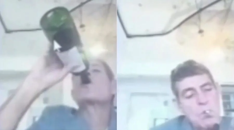 TJ de Minas afasta juiz que tomou vinho da garrafa e acendeu cigarro com maçarico em sessão