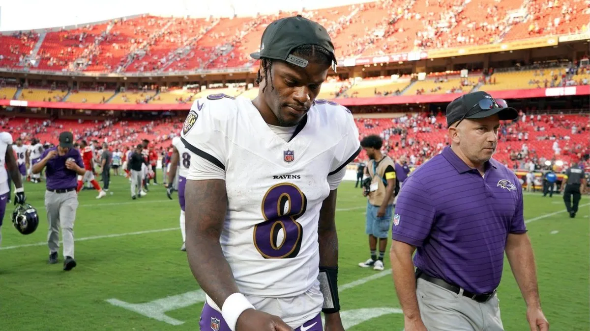 Ravens QB Lamar Jackson out vs. Falcons