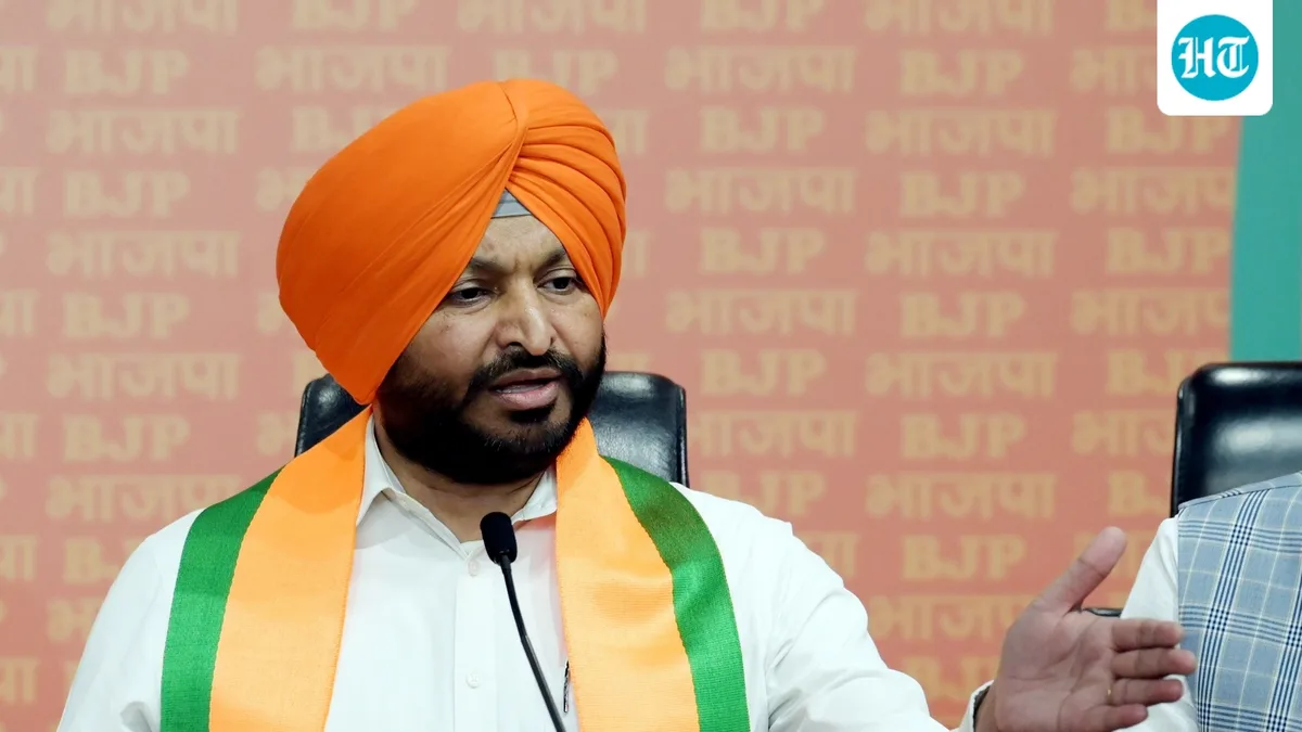 BJP's Ravneet Bittu detained after waving liquor bottle, eggs at Punjab CM Mann's convoy