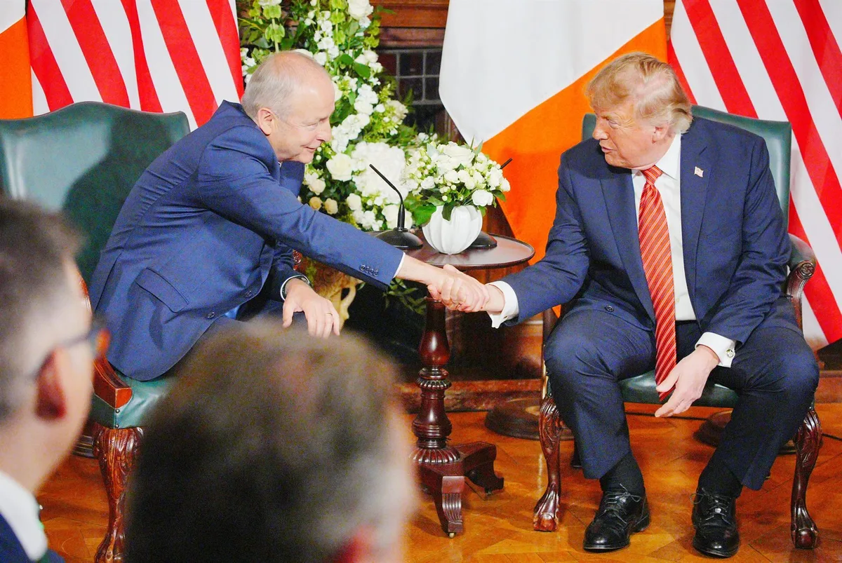 Trump señala que le "encantaría" la unificación de Irlanda
