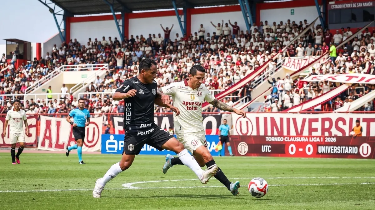 Universitario vs UTC EN VIVO HOY: minuto a minuto del partido en Cajamarca por fecha 7 del Torneo Clausura de la Liga 1 2026