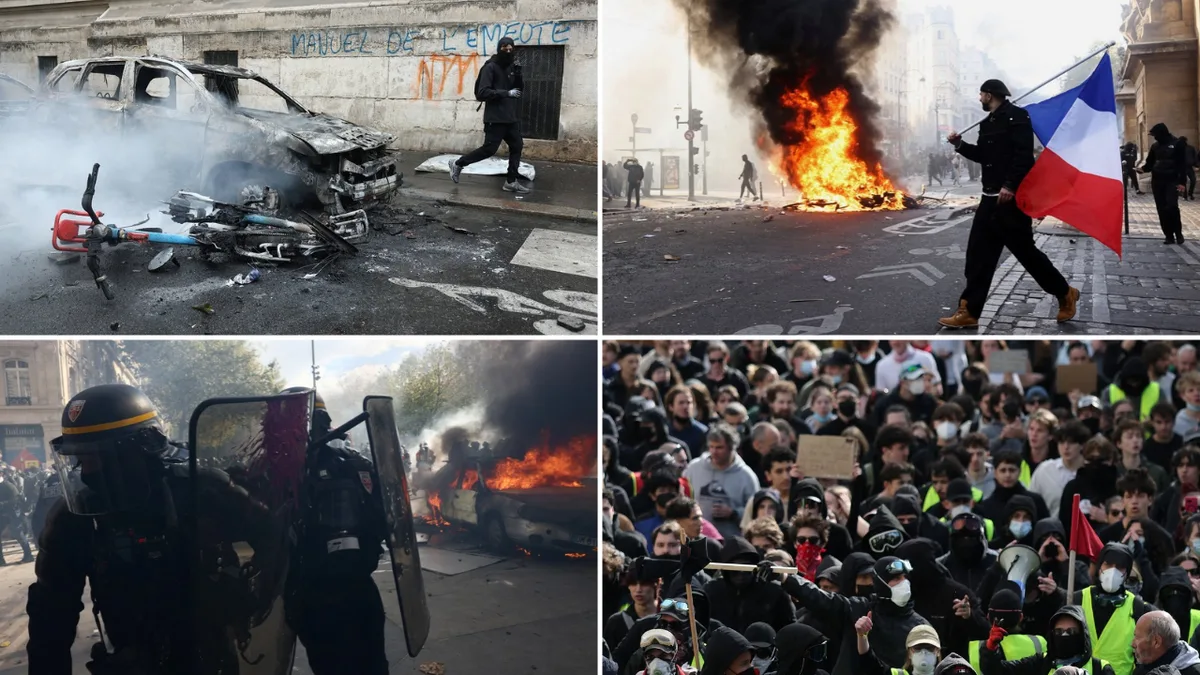 France counts cost of worst unrest in years as tensions flare again in Paris