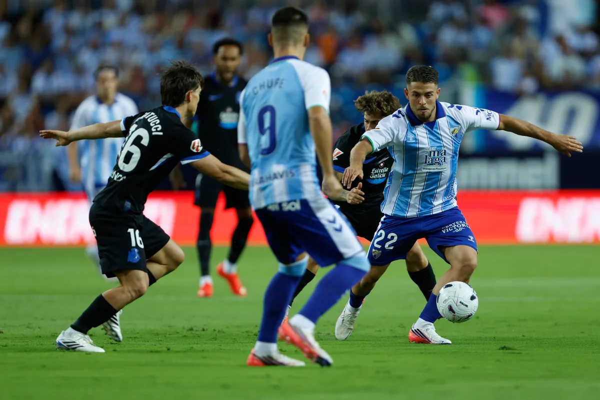 Málaga - Deportivo, en directo: LaLiga EA Sports, hoy en vivo