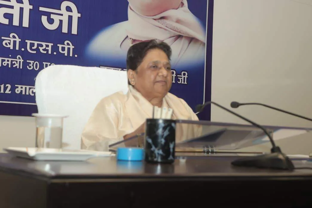 Mayawati refutes illness claims, appears before media to dispel doubts