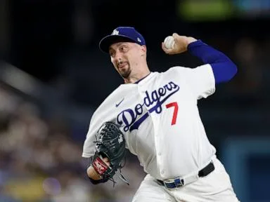 Blake Snell fans 10 in 6 innings in return for the Dodgers after a 3-month elbow injury layoff