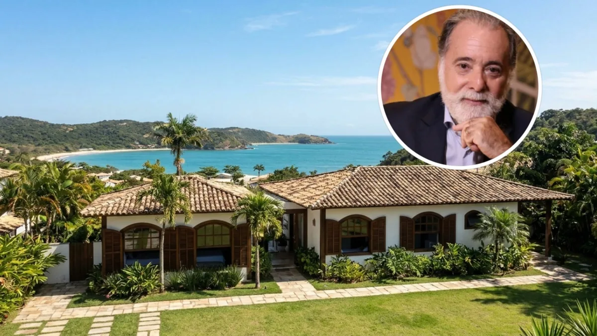 Aos 78 anos, Tony Ramos tem refúgio de alto padrão em Búzios que chama atenção pela arquitetura colonial