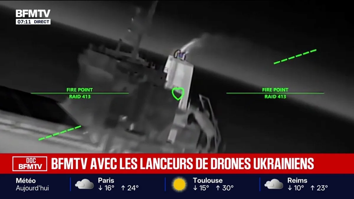 Guerre en Ukraine: BFMTV avec les lanceurs de drones ukrainiens