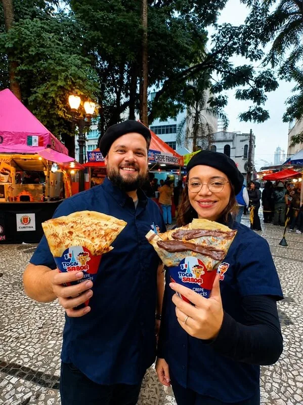 Barraca de crepe francês faz sucesso em Curitiba e conquista 1º lugar no Circuito Bom Gourmet