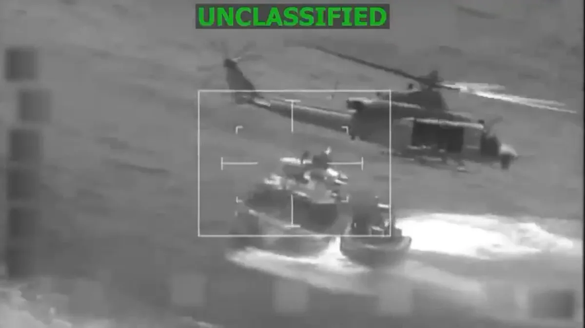 "Desmantelar y destruir": Comando Sur de EEUU interceptó en el Pacífico una nueva narcolancha (VIDEO)