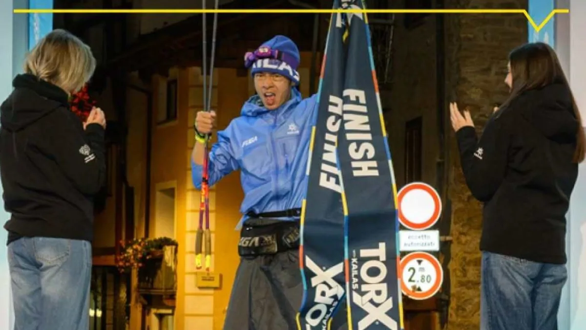 Chinese runner becomes first athlete to complete 330km Tor des Géants in under 66 hours