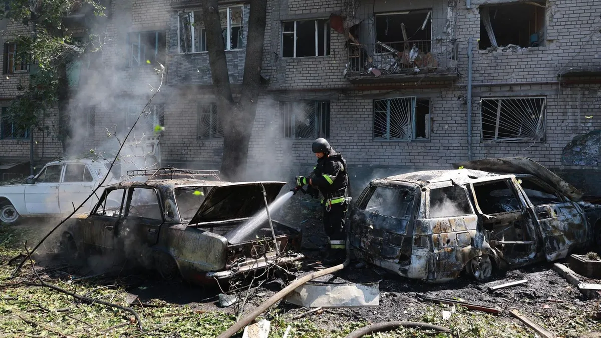 Krieg gegen die Ukraine: Tote und Verletzte nach russischen Angriffen in Saporischschja