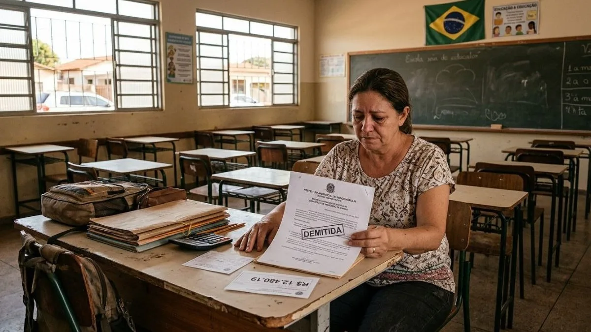 Professora fica dois anos sem aparecer no trabalho e é demitida, mas caso ganha novo desfecho após descoberta de R$ 12,4 mil recebidos indevidamente