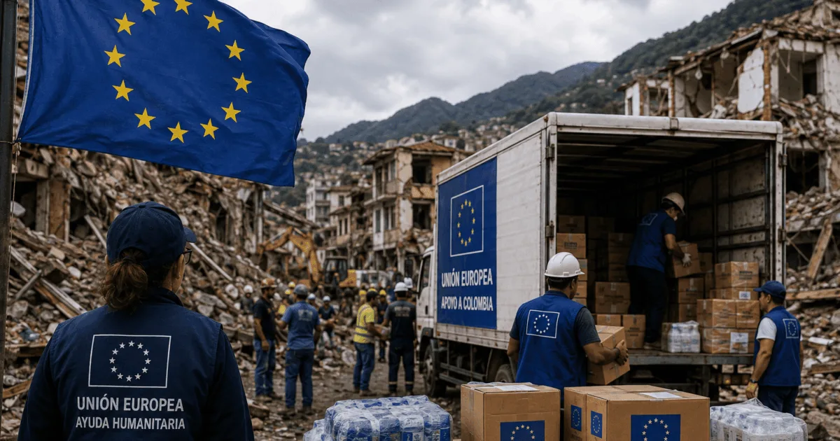 “Terremoto na Colômbia: UE anuncia 2 milhões de euros em ajuda”