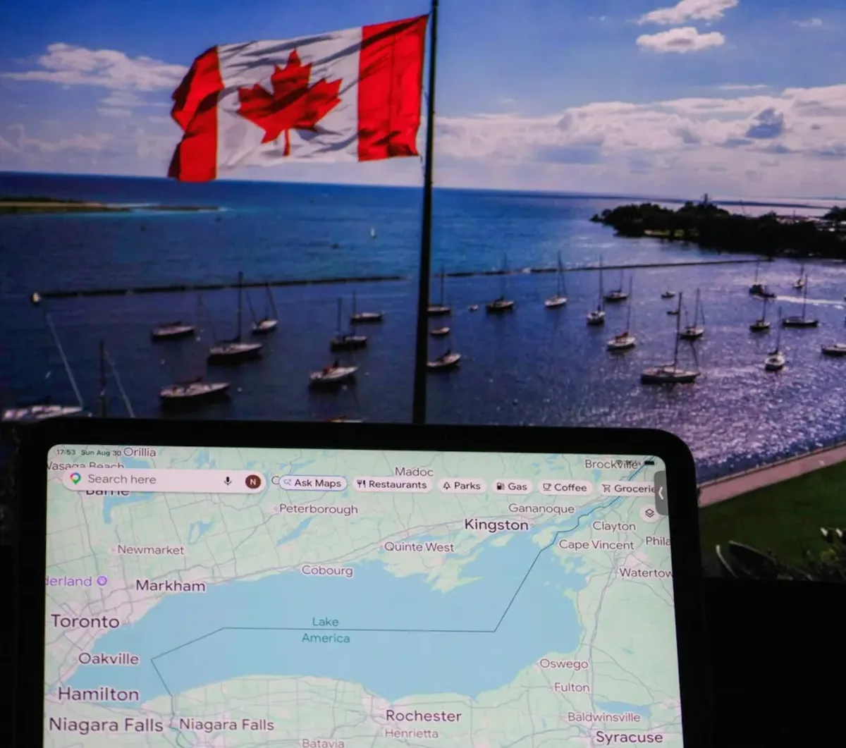 Google Maps adota "Lake America" nos Estados Unidos