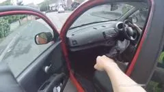 'Get in' - woman joins police chase by giving officer a lift in Nissan Micra