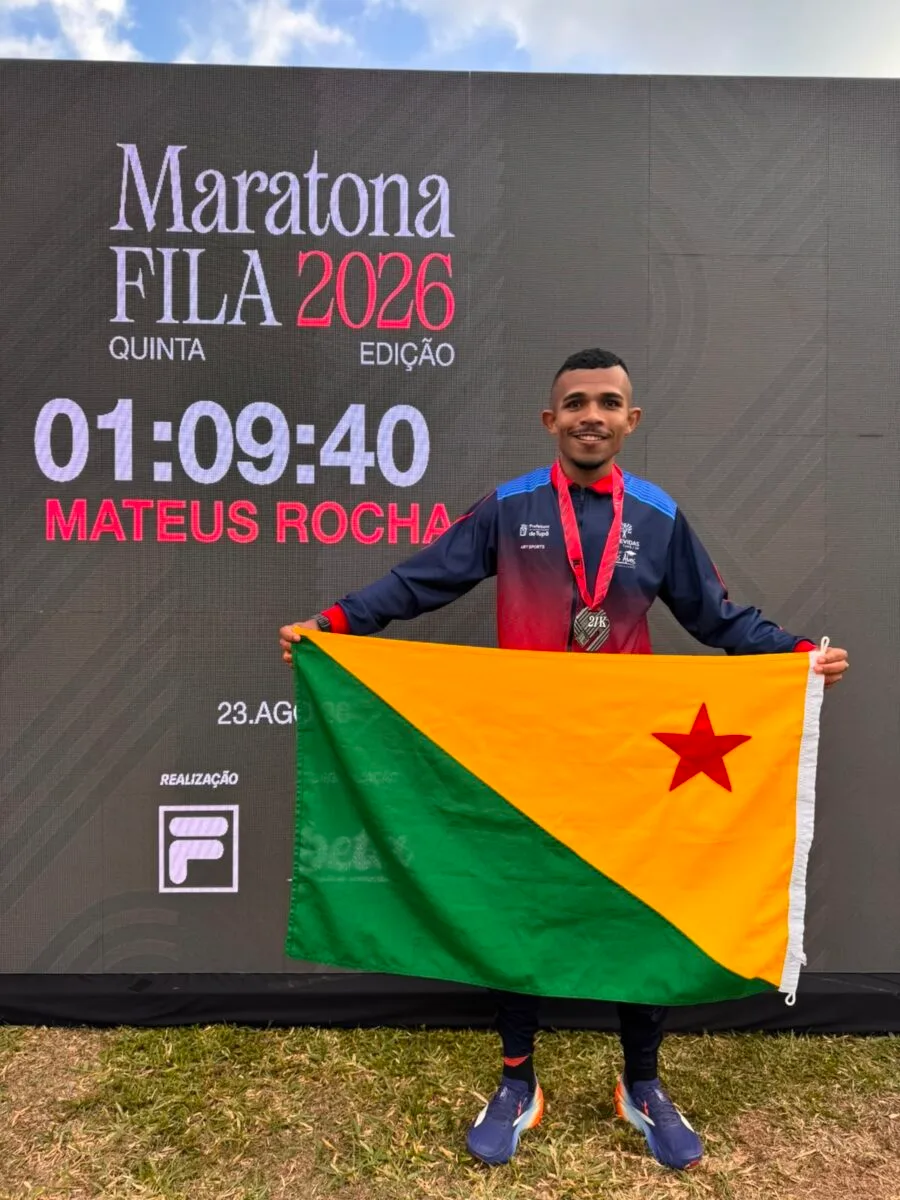 Atleta acreano é campeão da Maratona FILA nos 21km, em São Paulo