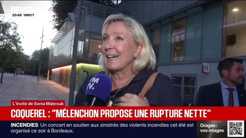 Débat du Medef: "Ça a permis une clarification sur toute une série de sujets", affirme Marine Le Pen