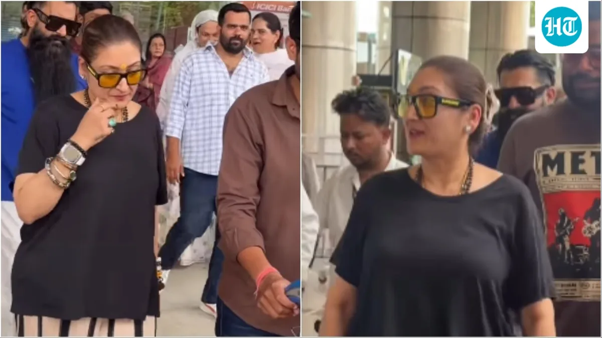 Sunita Ahuja spotted at Jaipur airport after claiming Govinda plans to marry co-star, avoids paparazzi