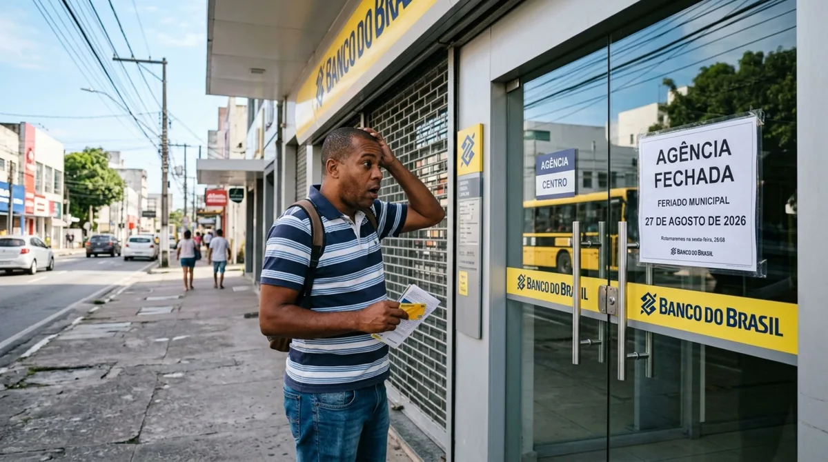 Agências bancárias fecham em 28 de agosto