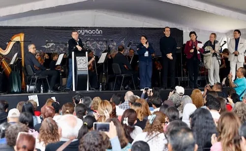 Coyoacán lleva su Orquesta Filarmónica a los Culhuacanes; Giovani Gutiérrez reafirma el compromiso con la cultura
