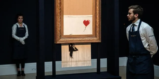 Quand, en 2018, Banksy vend son œuvre à la découpe