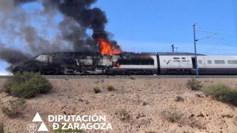 Incendio en el AVE Madrid – Barcelona: los trenes también pueden funcionar con baterías